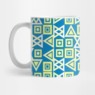 Tiled geometric pattern Mug